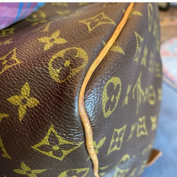 LOUIS VUITTON Vintage Monogram Speedy 40 Boston Bag Travel Weekender - Picture 4 of 15